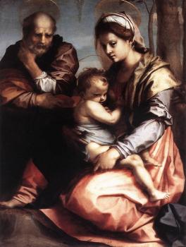 安德烈 德爾 薩托 Holy Family, Barberini